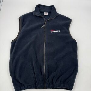 Vintage Team Flowmaster Tahoe Activewear Fleece Vest‎ XL Full Zip Sleeveless